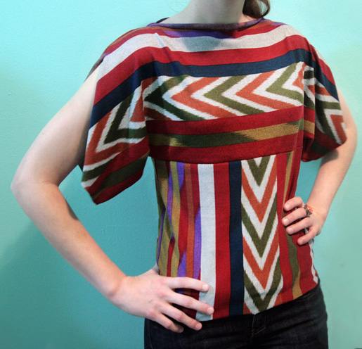 shirt made of rectangles