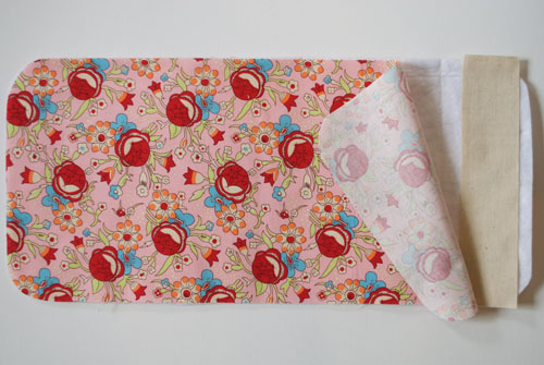 use muslin strip to cover snap