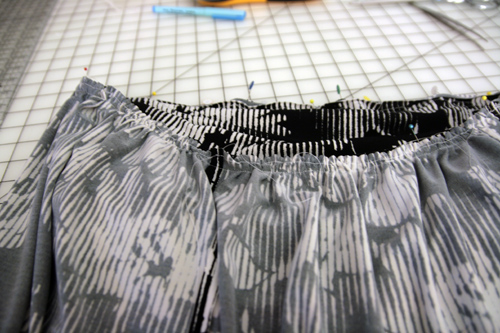 attach skirt to bodice