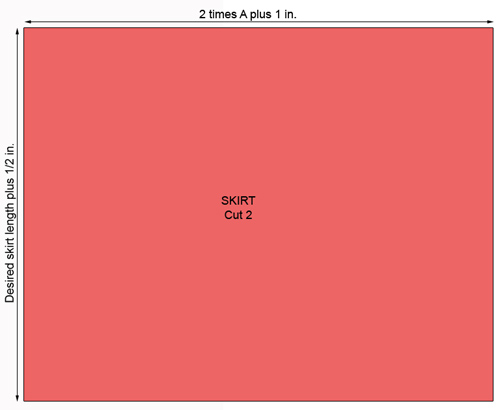 skirt pattern pieces