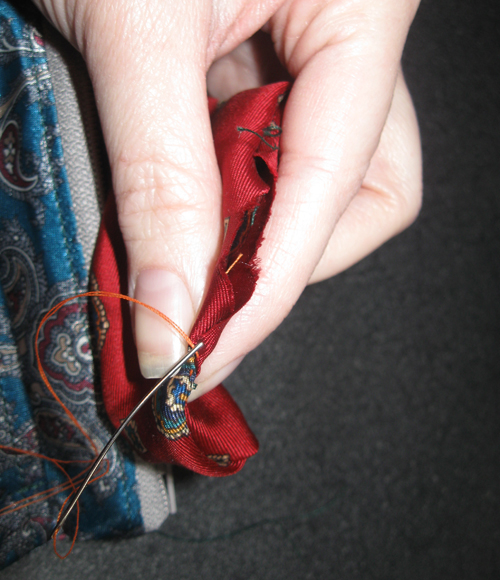 sew opening closed
