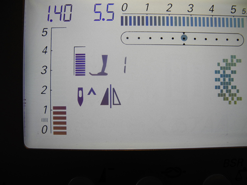 mirror image icon on machine screen