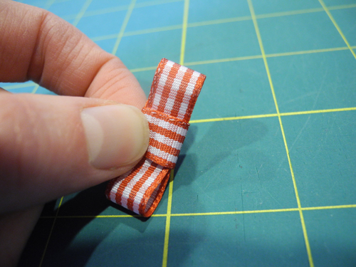 wrap with second ribbon