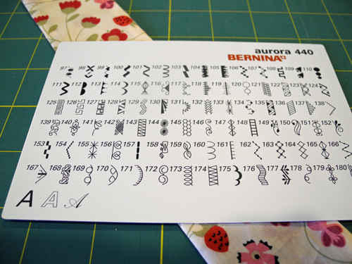 decorative stitch chart