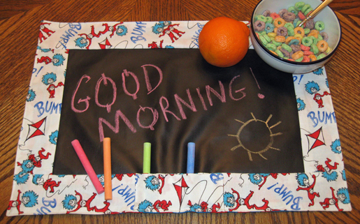 Chalkboard Placemat