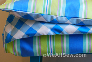 How to make a crib-size duvet cover.