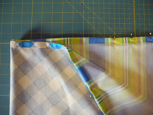 pin rectangles together