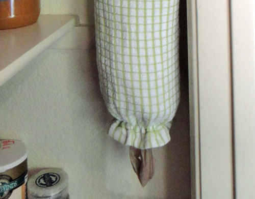 DIY Grocery Bag Holder