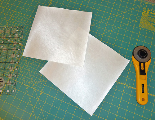 9" satin squares