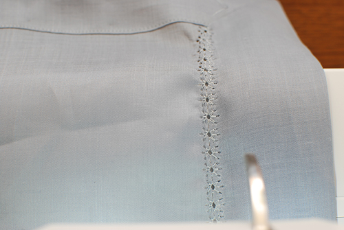 Vintage Heirloom Linen Table Topper