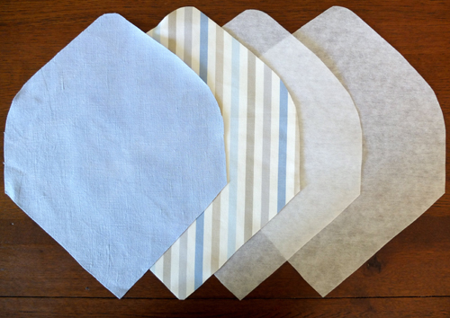 How to make a flower cone - free sewing tutorial