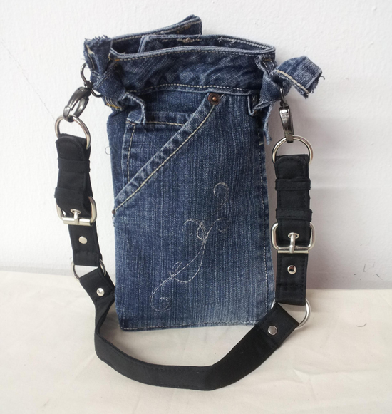 sharleen - undergrowed jeans bag