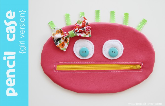 Zippered Pouch Girl