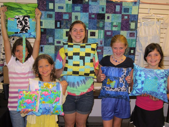 elegant stitches camp - dec pillowsw