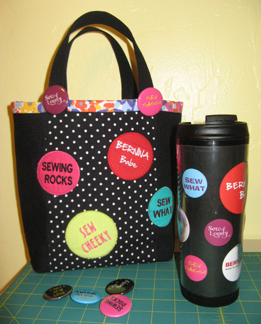 Lunch Bag - sew buttons - mary beck - 550px wide