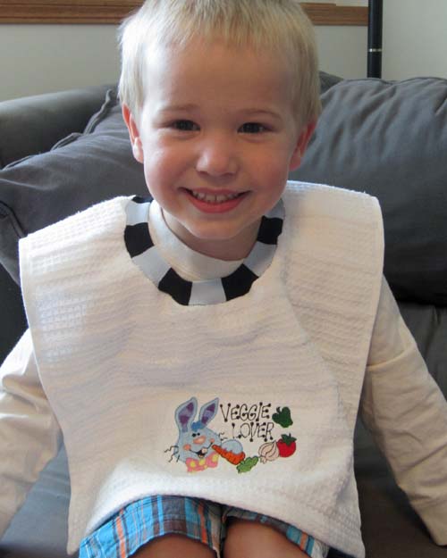 DIY Towel Bib