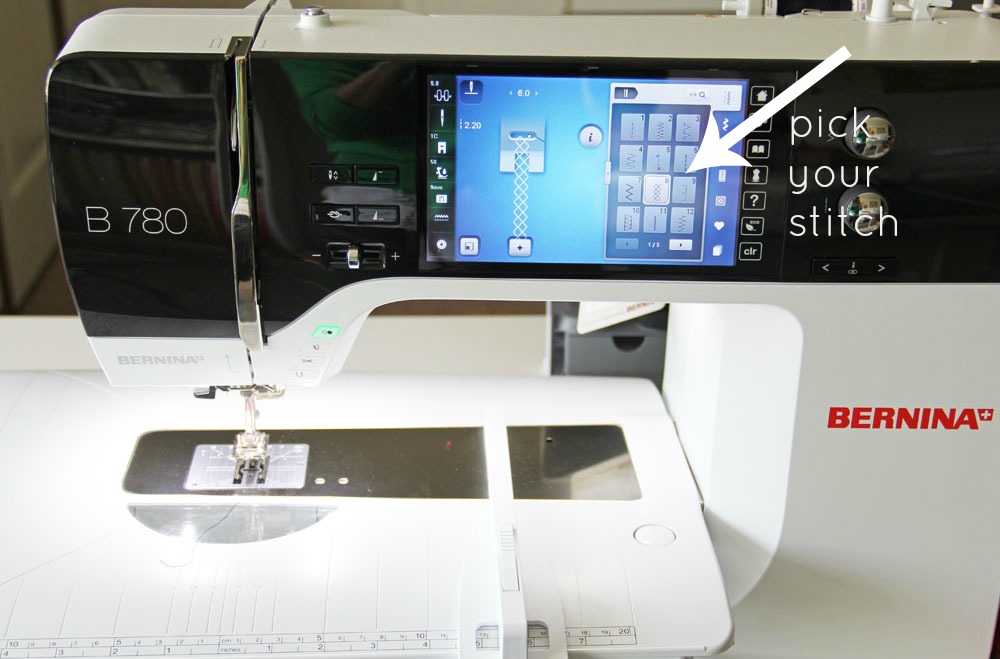 how to make a spider web bernina