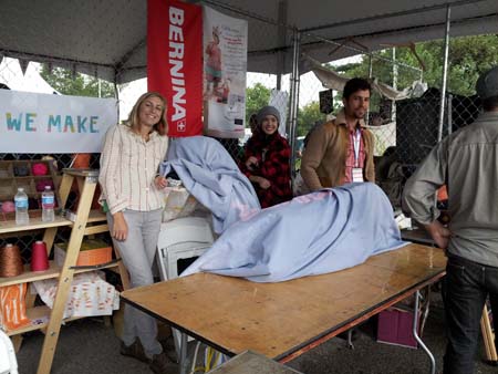 maker faire 2012 - kollabora team in booth
