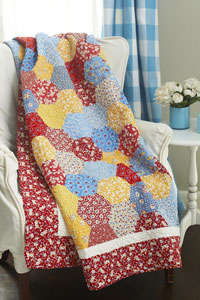 Big On Tradition hexagon quilt