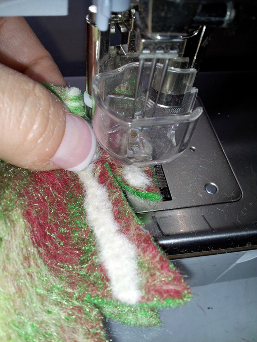 needle-punch edges