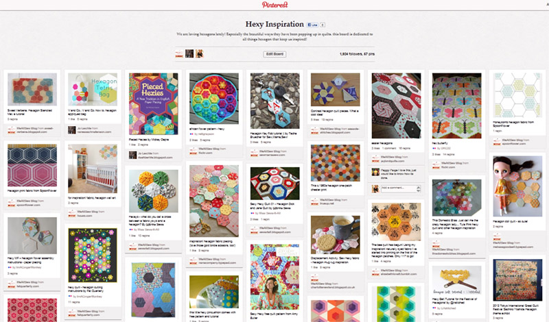 Pinterest Hexy Board