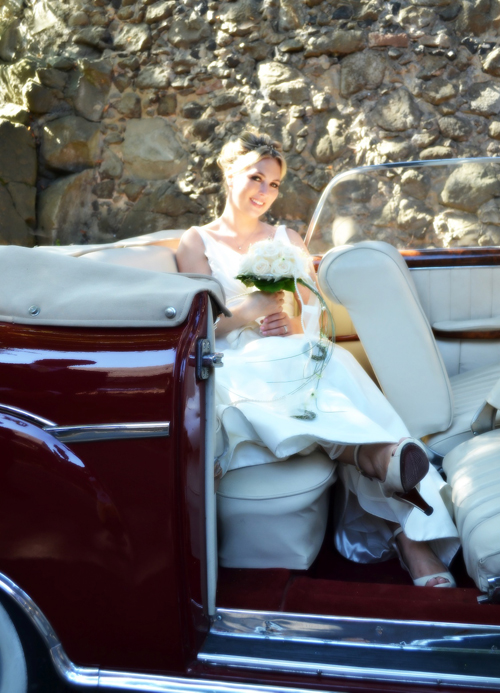 alice - car - wedding 500px