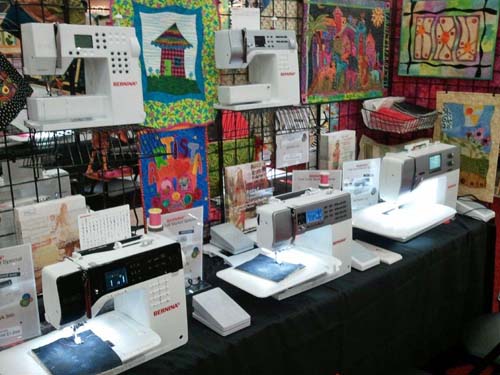 bernina booth houston 2012 machines