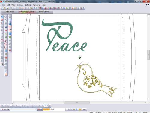 PEACE chirpy bird screen copy
