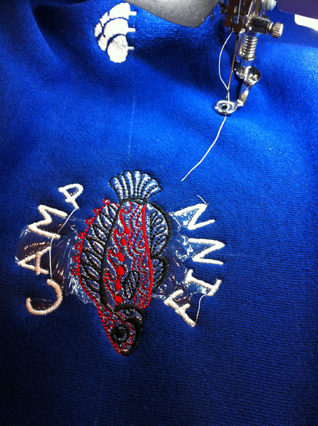 grandma camp - emb sweatshirt - camp finn
