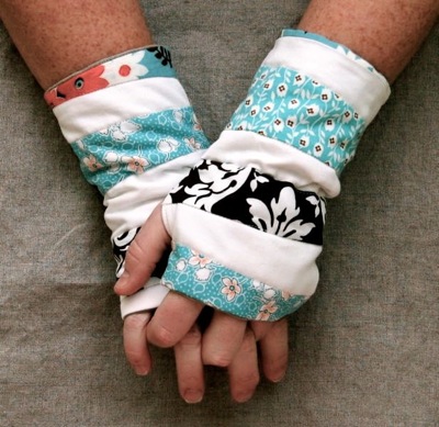 quilted mitts