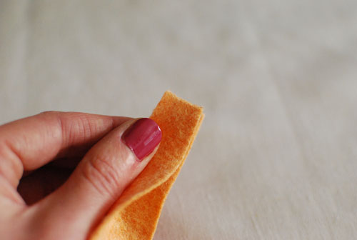 fold felt strip