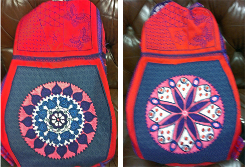 mandala backpack sides - side-by-side