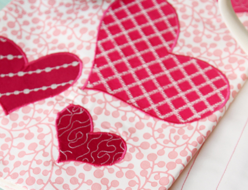 DIY Be My Valentine Kitchen Towels