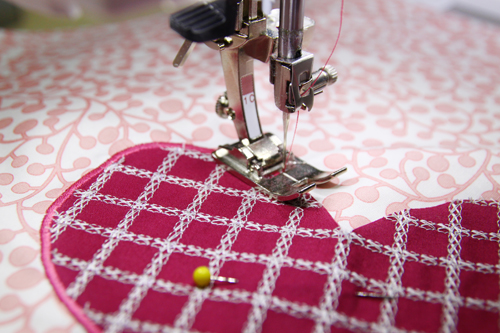 applique hearts