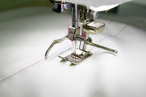 stitch parallel rows