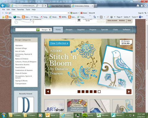 OESD embroidery collection #21000