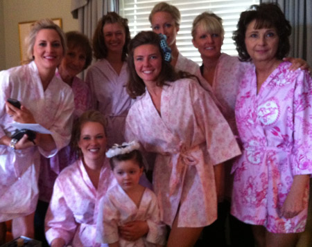 bridesmaids in robes - 450px