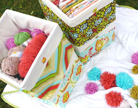 Fabric Covered Crates
