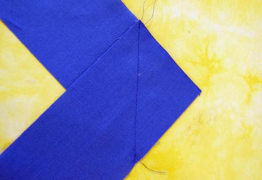 correctly stitched binding
