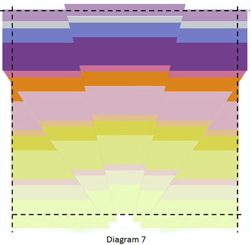 Sunrise Baby Quilt - Week 1 - Diagram 7