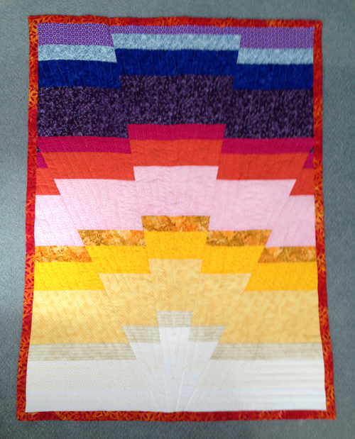 karen springett - sunrise baby quilt