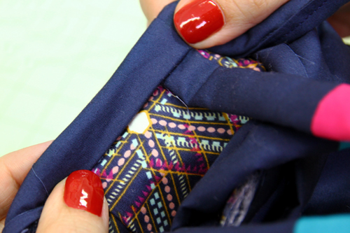 Artsy Purse - assemble the bag