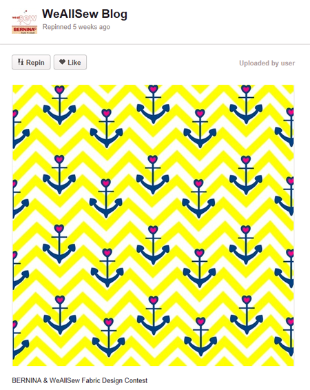 BERNINA WeAllSew Fabric Design Contest - Laurie Anderson