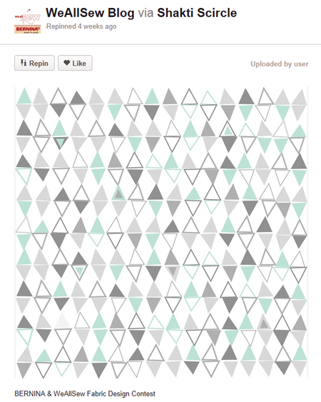 BERNINA WeAllSew Fabric Design Contest - Shakti Scircle 1