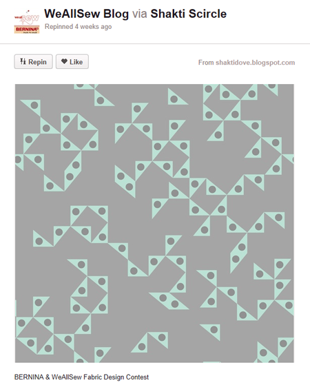 BERNINA WeAllSew Fabric Design Contest - Shakti Scircle 2