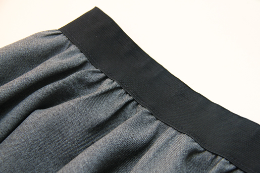finished elastic waistband