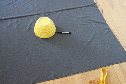circle skirt tracing