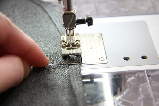 use pin to hold fabric