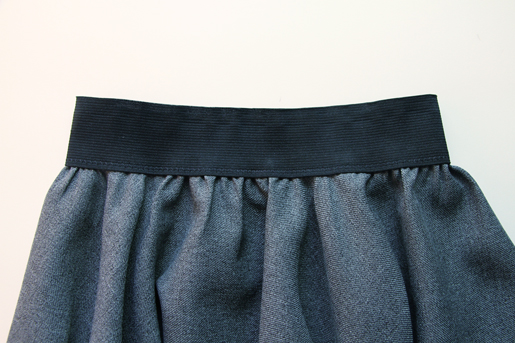 finished circle skirt