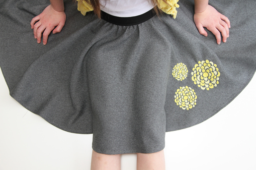 1950s circle skirt